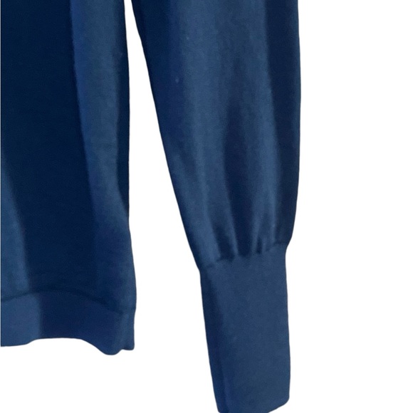 NWOT J. Crew Halle Navy Blue Merino Wool Sweater Size Small - Picture 6 of 8